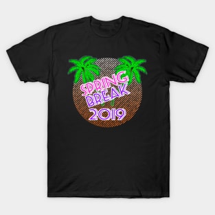 Spring Break 2019 Official T-Shirt #3 by Basement Mastermind T-Shirt